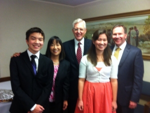 Elder Christofferson visiting our stake conference!